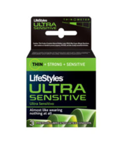Lifestyles Condom Ultra Sensitive Lubricated 3 Pack