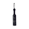Leather Paddle With Black Fur