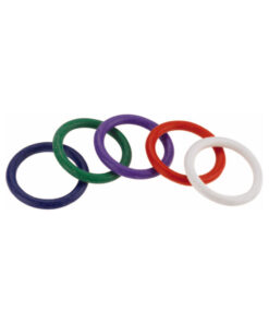 Spartacus Cock Ring Rainbow Set (4 Rubber Cock Rings)