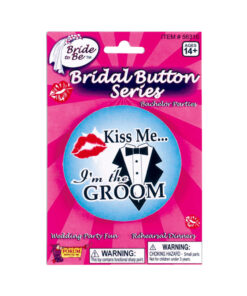 'kiss Me...i'm The Groom' Button