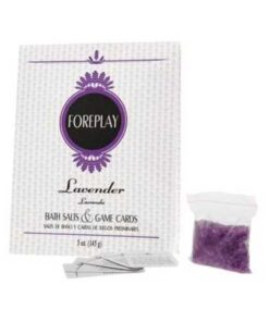Foreplay Bath Salts & Game Cards - Lavender