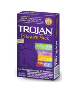 Trojan Condom Pleasure Pack 12 Pack