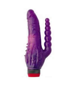 Jelly Caribbean Tango Double Dong Purple Vibrator