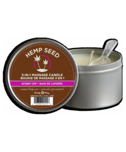 Earthly Body 3 In 1 Massage Candle Skinny Dip 6oz
