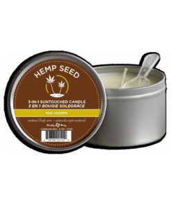 Earthly Body Massage Candle Nag Champa 6 oz