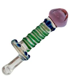 Glass Gem Dildo (turquoise)