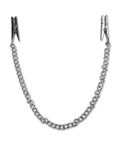 Fetish Fantasy Nipple Chain Clips Silver