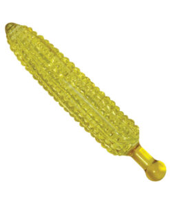 Glass Gem Dildo Jasper Corn