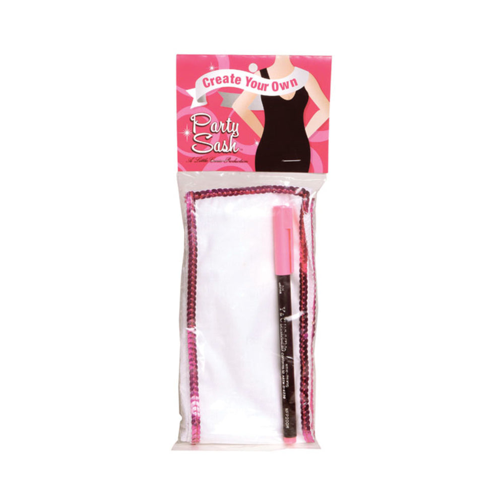 Create Your Own Sash