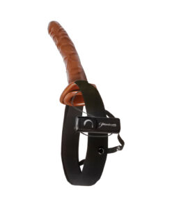 10 inches Vibrating Hollow Strap On
