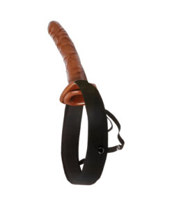 10" Chocolate Dream Hollow Strap-On