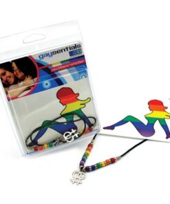 Gaysentials Necklace Sticker Combo Female