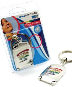 Gaysentials Mirror Key Chain Squiggle