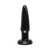 Basix Rubber Beginners Butt Plug Black