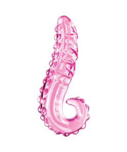 Icicles No 24 Glass Dong 6 Inches - Pink