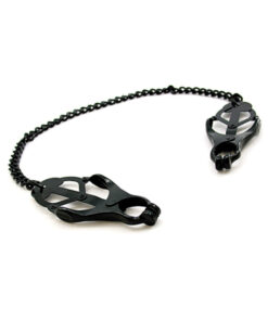 H2H Nipple Clamps Jaws W/Chain (Black)