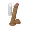 Latin American Whoppers 8in Straight Vibrating Dong With Balls