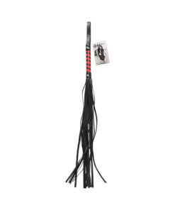 Red & Black Stripe Flogger