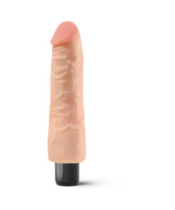 Real Feel Lifelike Toyz No 5 Beige Vibrating Dildo