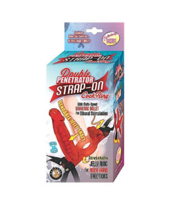 Double Penetrator Strap On Cock Ring