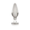 Icicles No 26 Glass Butt Plug Clear