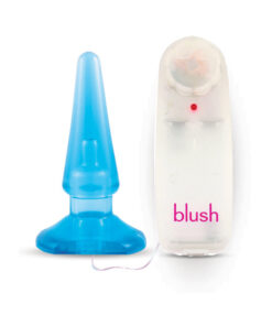 Basic Anal Pleaser Blue Vibrating Plug