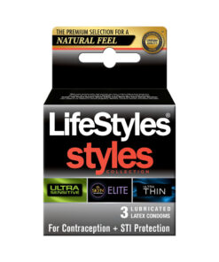 Lifestyles Styles Sensitive Collection Condoms 3 Pack