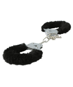 S&M Furry Handcuffs: Black