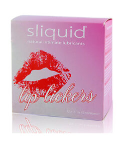 Sliquid Naturals Lip Lickers Lube Cube 12 .17oz Pillow Packs