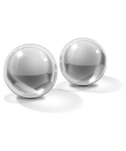 Icicles No 42 Medium Glass Ben Wa Balls Clear