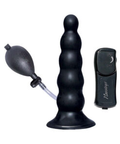 Ram Inflatable Vibrating Anal Expander Black