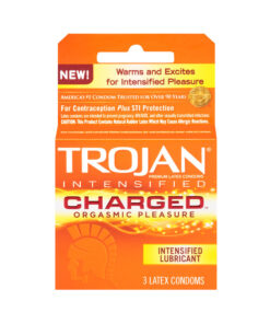 Trojan Charged W/intensified Lubricant Condoms (3 Pack)
