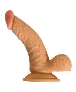 All American Whoppers 6.5 inches Curved Dong Balls + Anal Ese