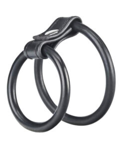 C & B Gear Duo Cock And Ball Ring Black