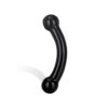 Glas Double Bull Black Dildo