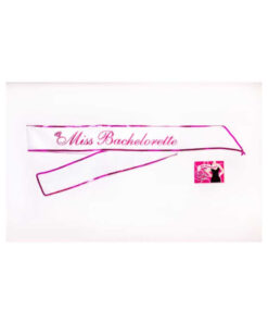 Miss Bachelorette Sash Hot Pink