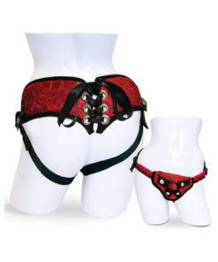 Sportsheets Red Lace Corsette Strap On