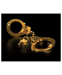 Fetish Fantasy Gold Metal Cuffs Handcuffs