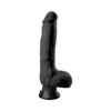 Real Feel Deluxe No 7 Black Vibrating Dildo