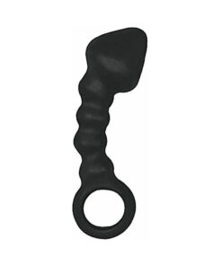 Ram Anal Trainer #3 Silicone Anal Beads 5.5 Inch - Black