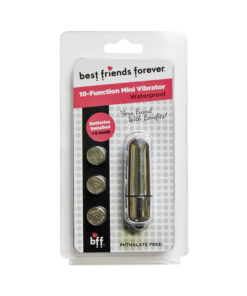 Bff Waterproof Friends W/benefits Bullet Silver 6cm