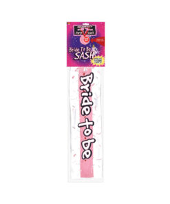 Bachelorette Outta Control Flashing Sash White
