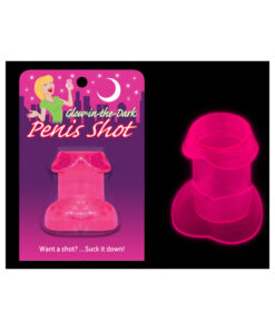 Glow In The Dark Penis Shot Glass Pink