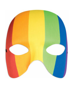 Rainbow Half Mask