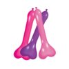 Pecker Balloons Assorted Colors-(6/box)