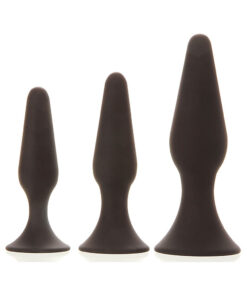 Booty Boot Camp Training Kit 3 Butt Plugs Black