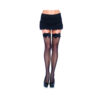 Fishnet Stocking with Bow O/S Black