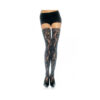 Lace Thigh High Stockings Lace Top O/S Black