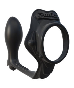 Rock Hard Ass Gasm Vibrating Ring - Black