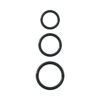 Fantasy C-Ringz Silicone 3 Ring Stamina Set Black